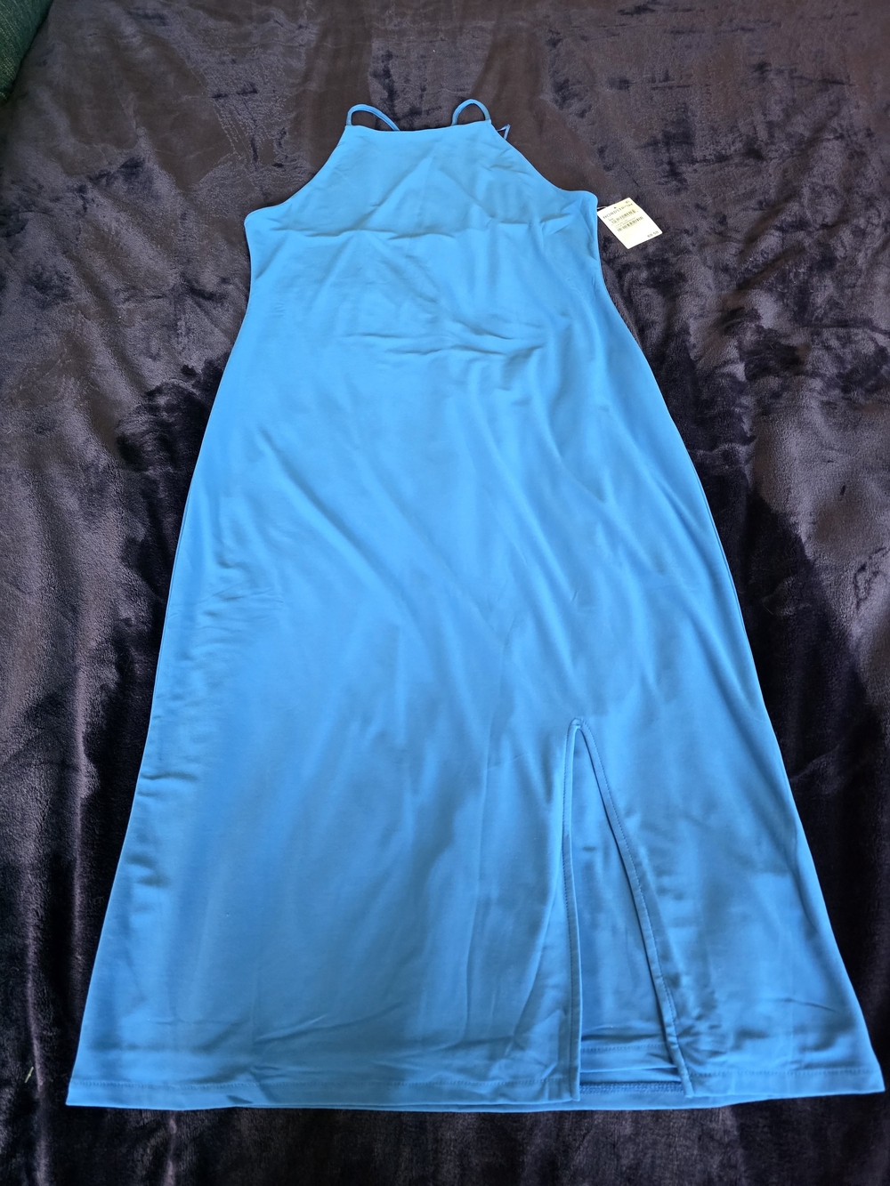 Chelsea28 Blue Marmara Halter Maxi Dress Size L – NWT – $69.50 Retail